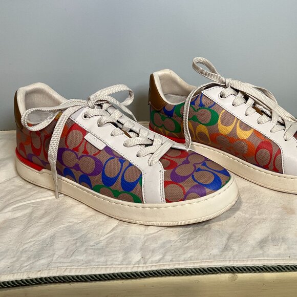 Coach Pride Limited Edition Sneakers Men's 9.5 - Picture 1 of 9